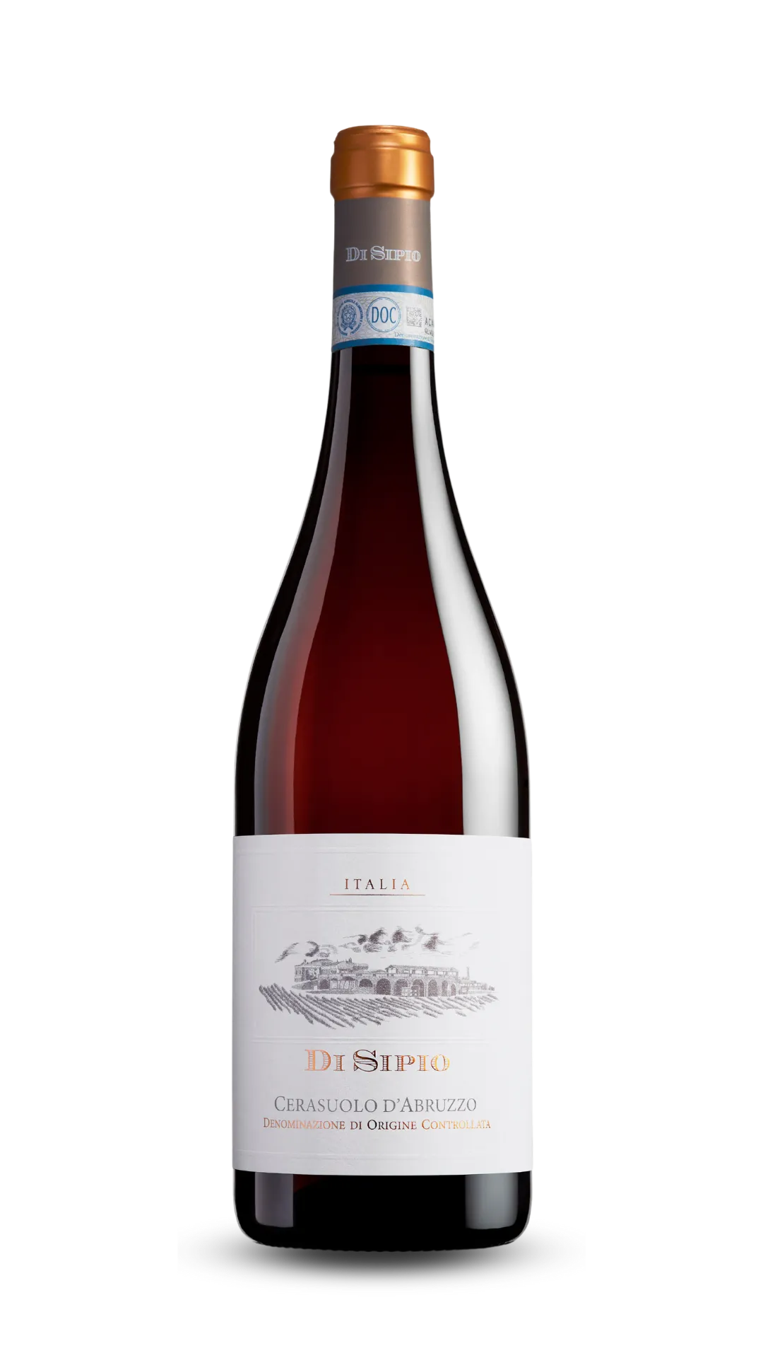 Bottiglia Cerasuolo d'Abruzzo della collezione Abruzzo - Cantina Di Sipio
